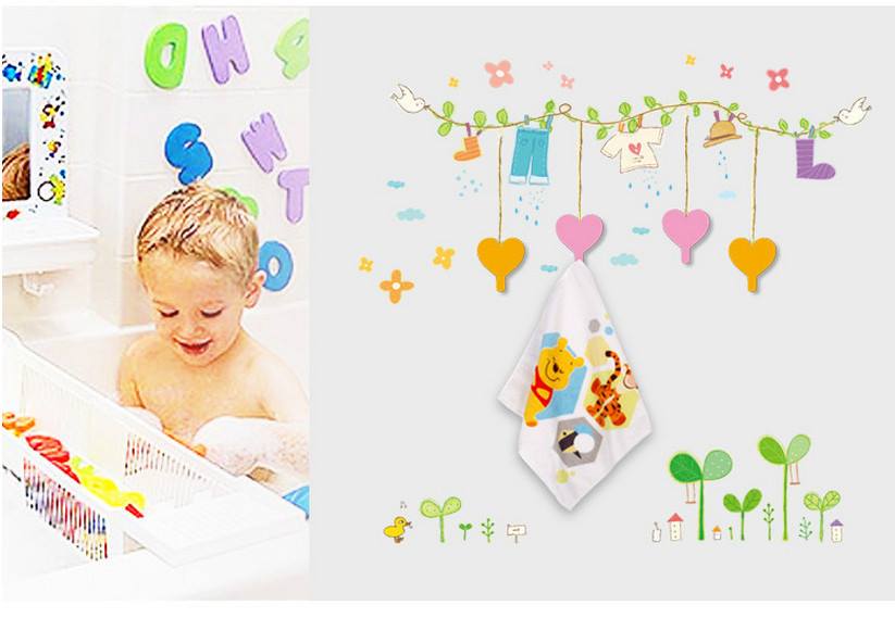 Bộ móc treo trái tim hai màu